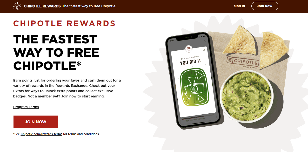 chipotle rewards program